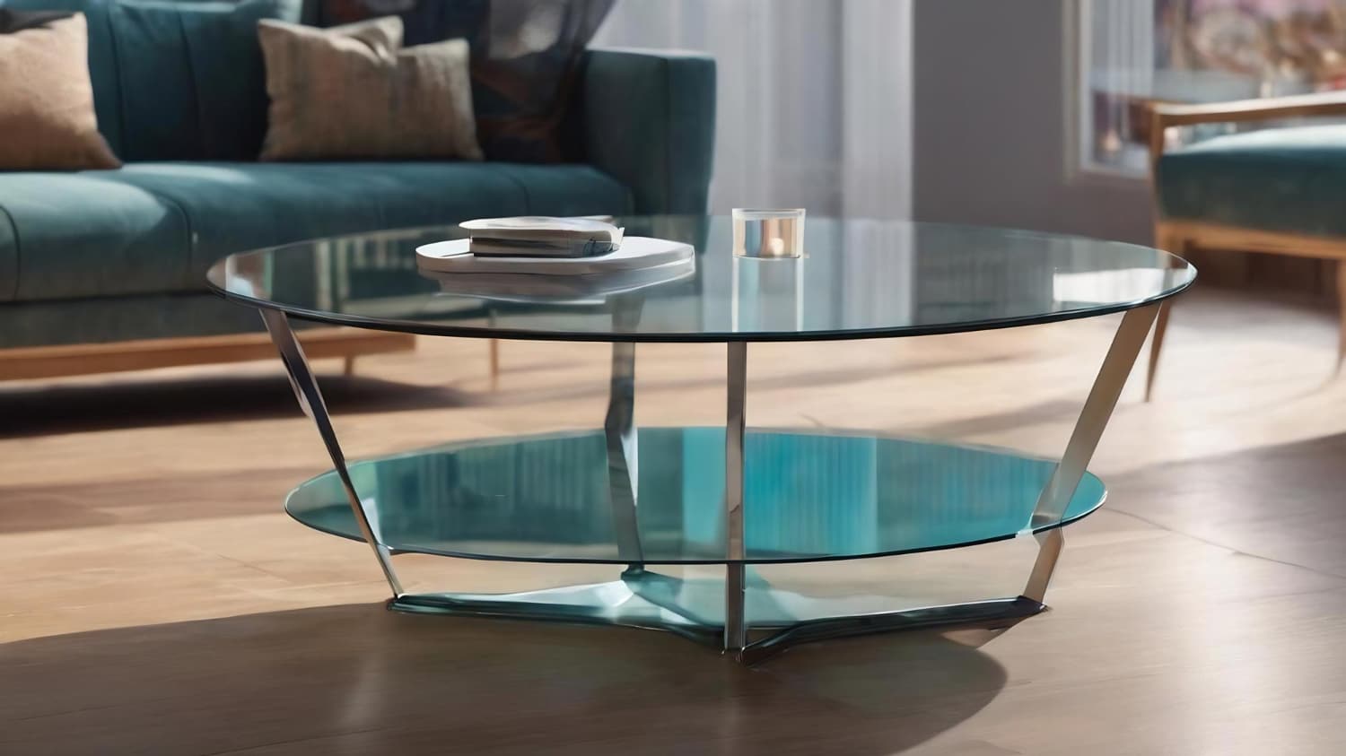 Tischplatte aus Glas