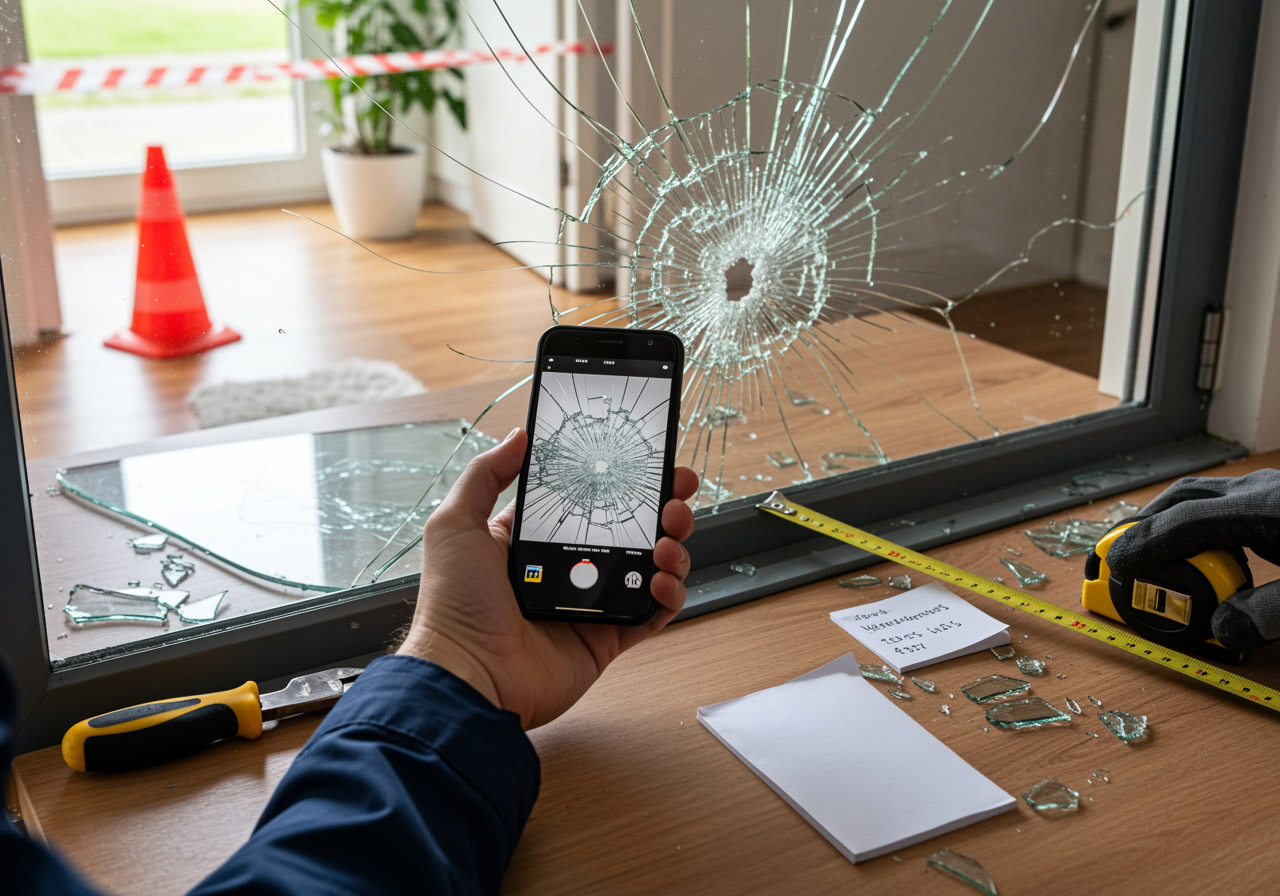 Glasschaden Notdienst Berlin – verschiedene Glasschäden