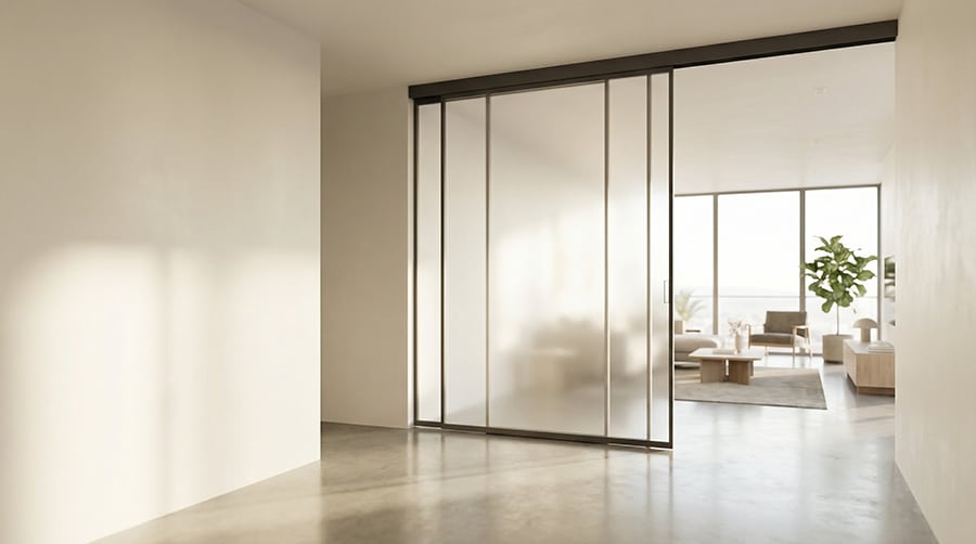 Glasschiebetür aus Glas nach Maß in Berlin – platzsparend und modern