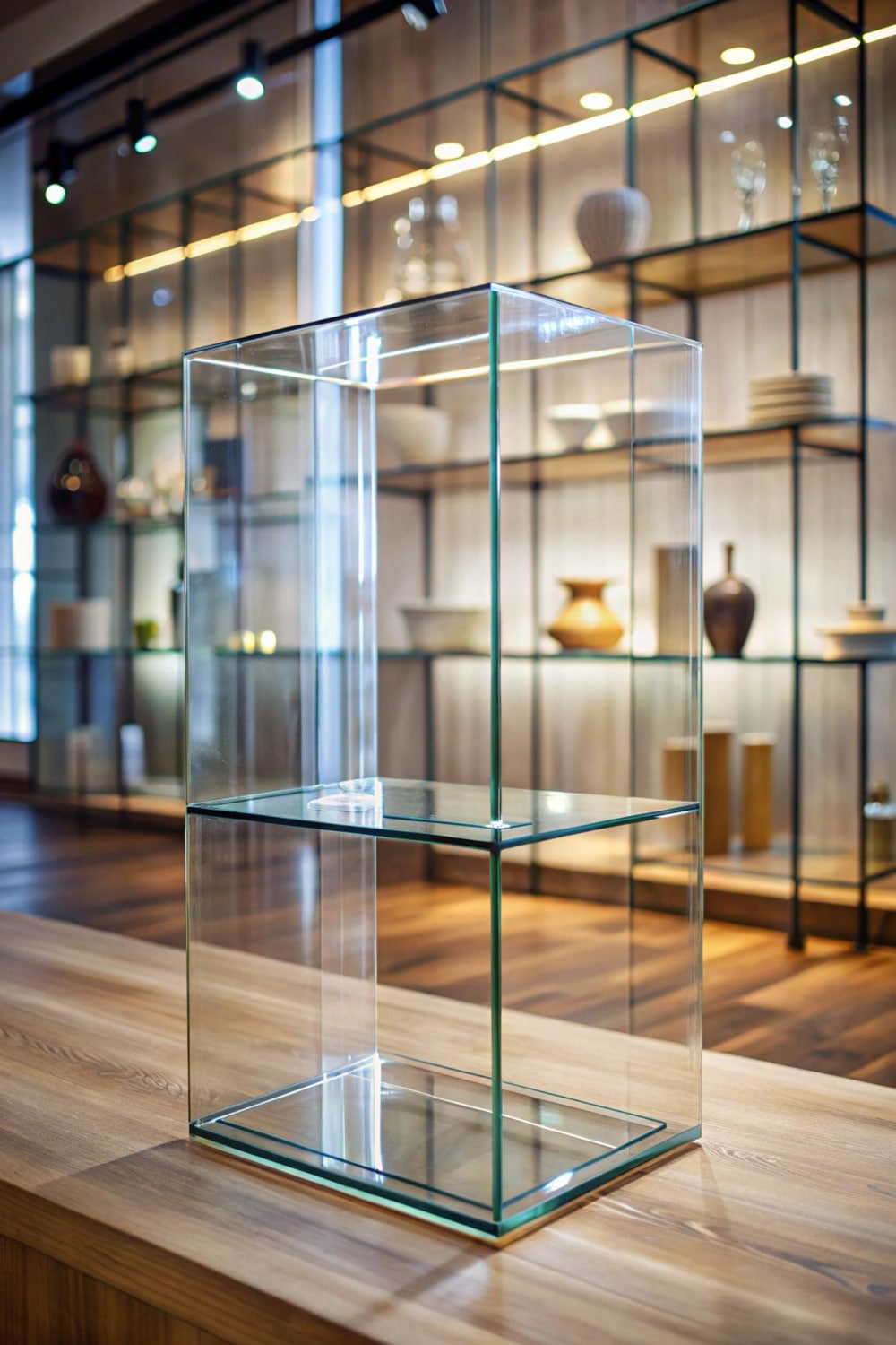 Glasvitrine – professionelle Installation