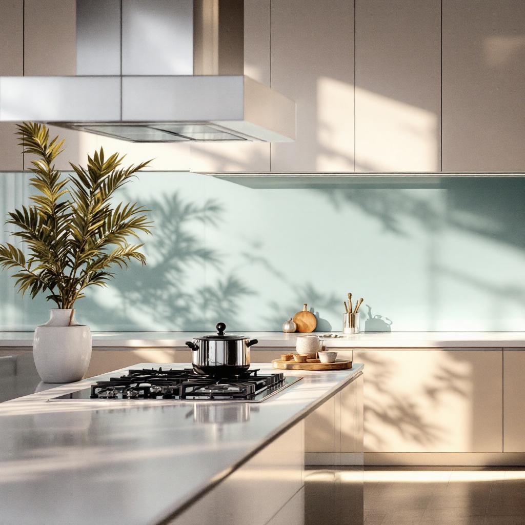 Küchenrückwand aus Glas – modern und pflegeleicht