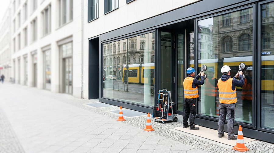 Schaufenster – Verglasung für Gewerbe