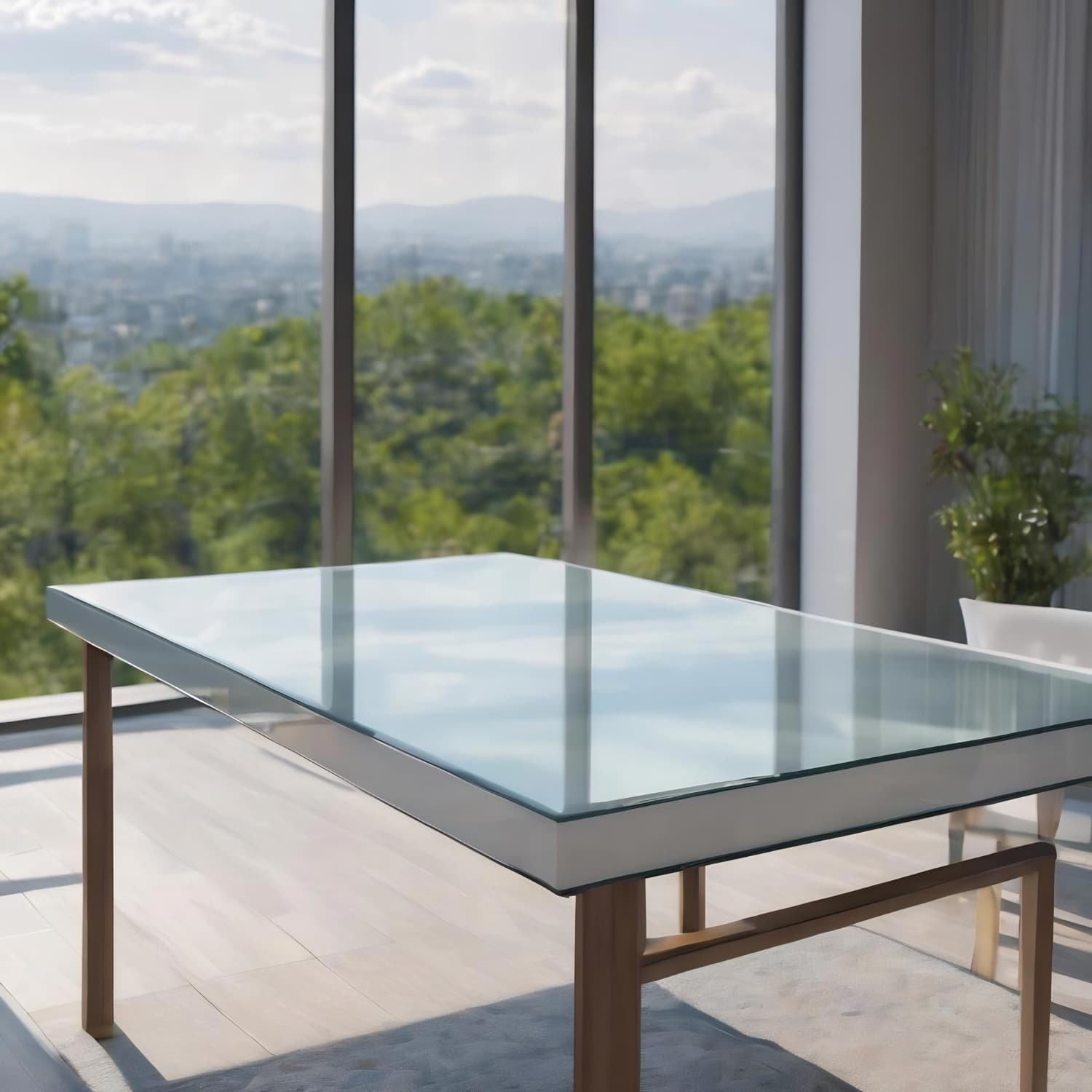 Tischplatte aus Glas – hochwertige Verarbeitung