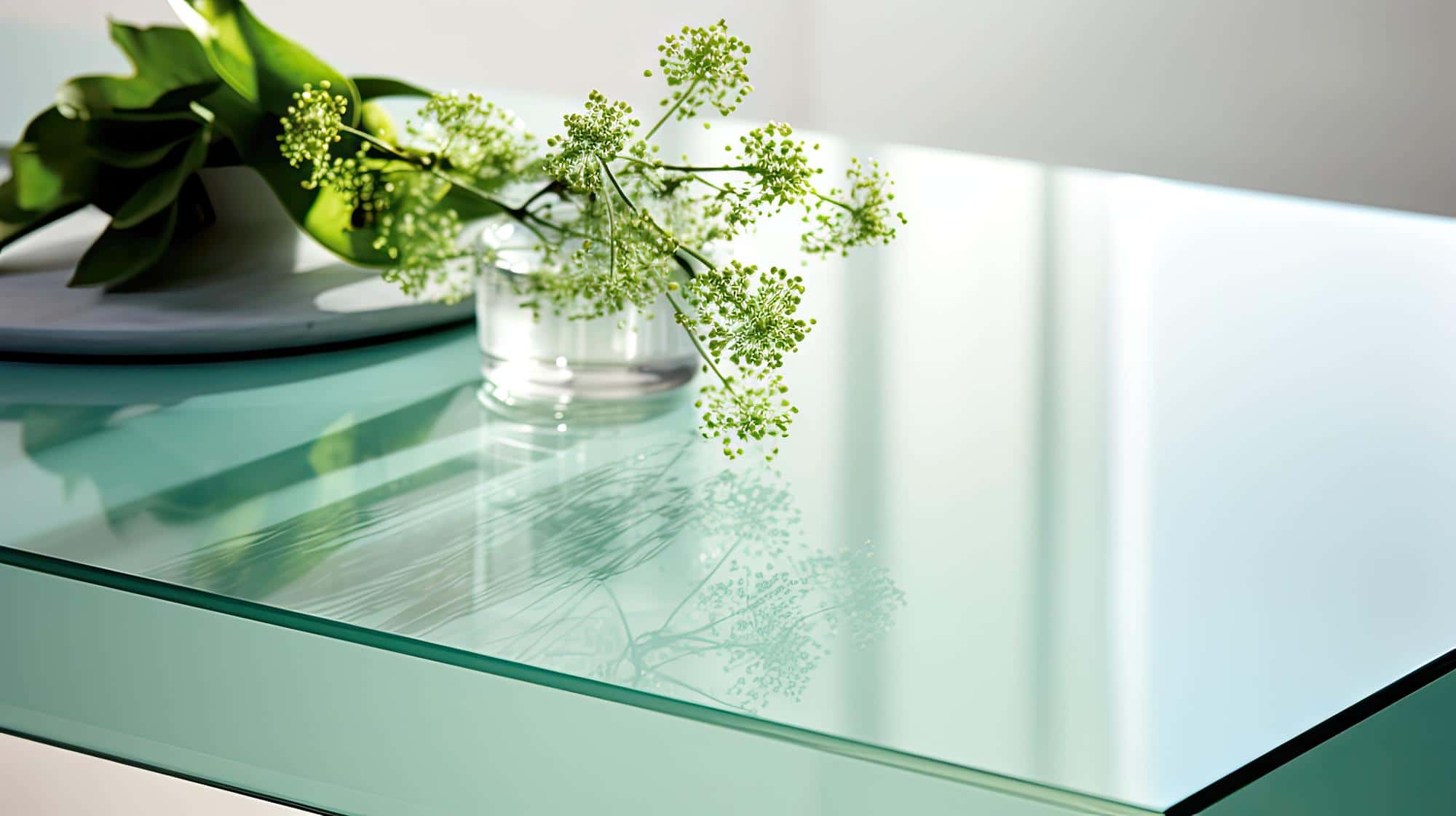 Tischplatte aus Glas – zeitloses Design